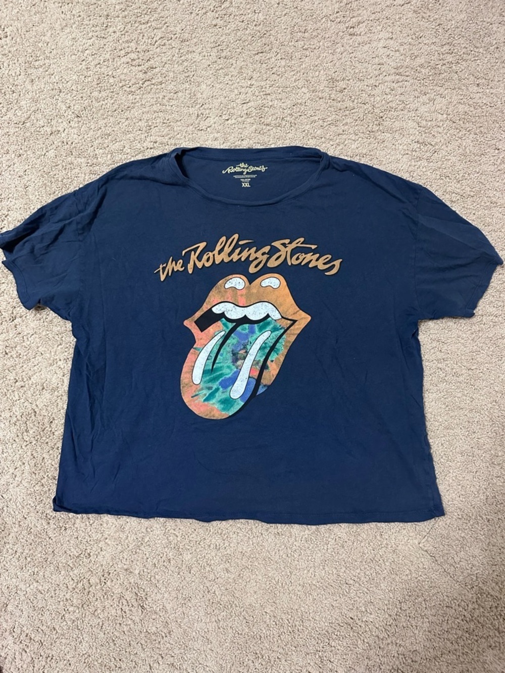 The Rolling Stones Navy Graphic Tee